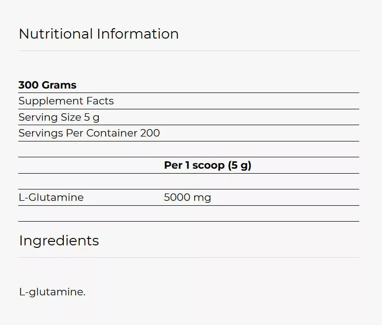 Yamamoto Research Glutamine POWDER (300 g, Unflavored)