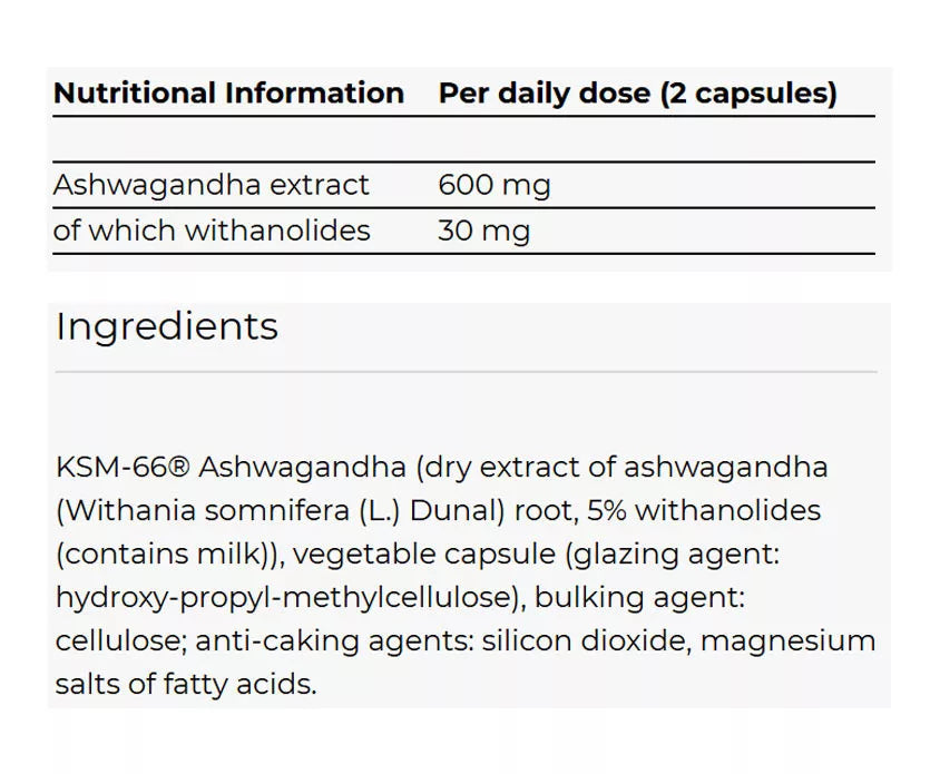Yamamoto Research Ashwagandha KSM-66® (30 Tablets)