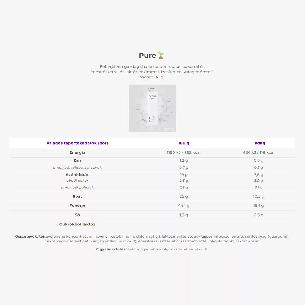 Activé FiberShake Pure (7 sachets)