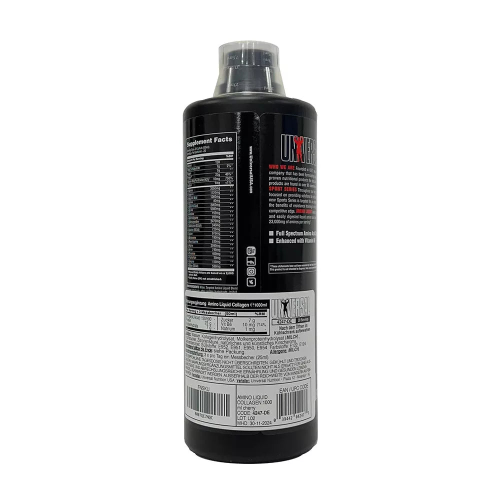 Universal Nutrition Amino Liquid (1000 ml, Cherry Burst)