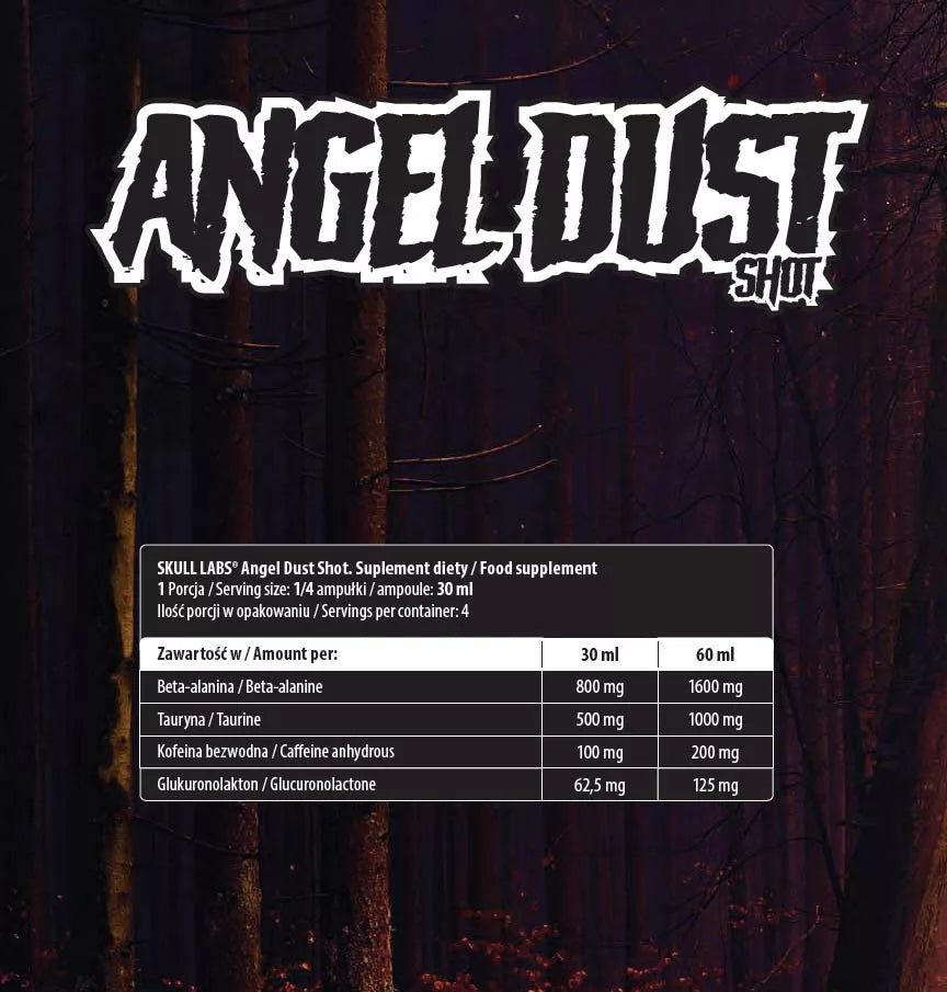 Skull Labs Angel Dust Shot Box (24 x 120 ml, Orange Cherry)