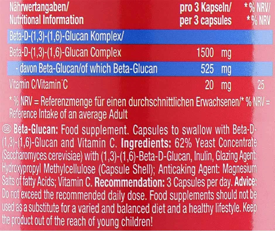 Weider Beta-Glucan (120 Capsules)