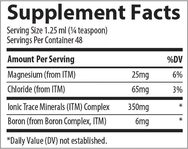 Trace Minerals Liquid Ionic Boron 6 mg (59 ml)