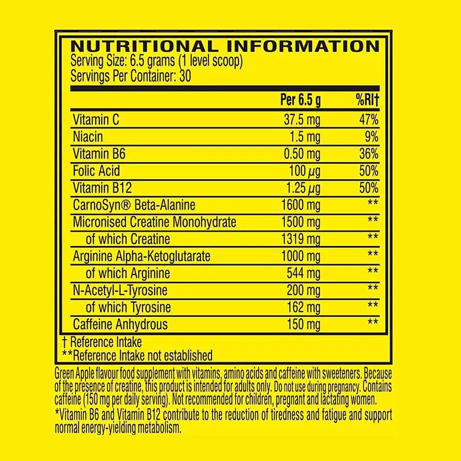 Cellucor C4® Original Pre Workout (180 g, Green Apple)