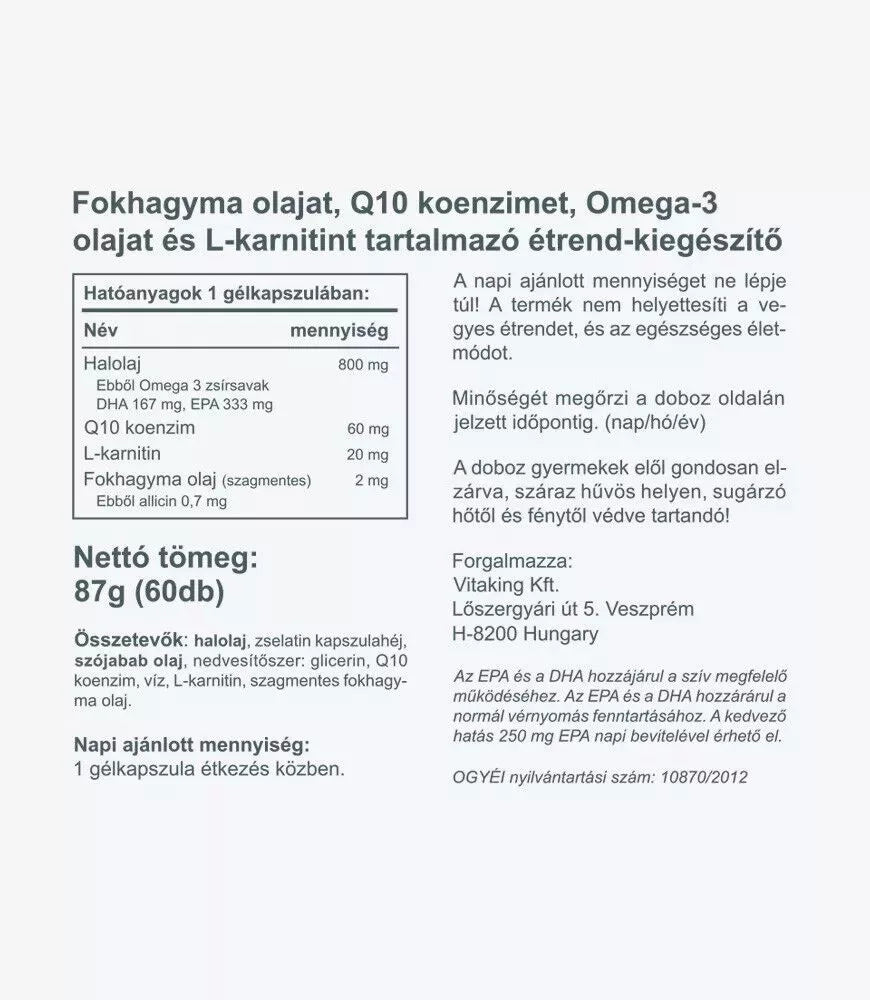 Vitaking Cardiolic® – Heart Support Formula (60 Softgels)