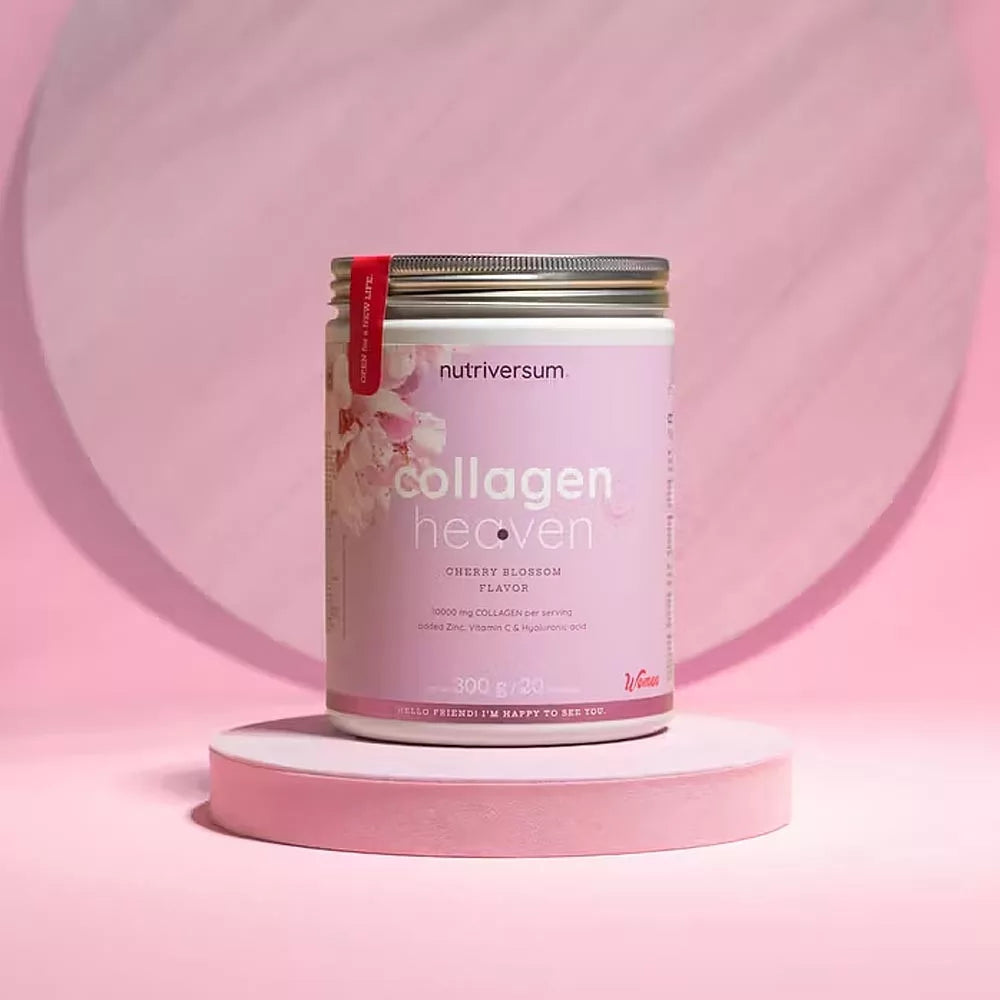 Nutriversum Collagen Heaven (300 g, Raspberry with stevia)