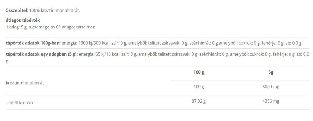 Nutriversum Creatine - BASIC (500 g, Unflavored)