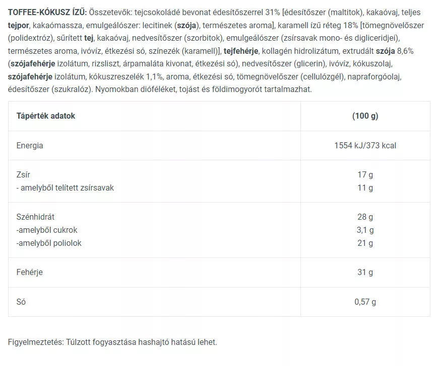 BioTechUSA Crush Bar (64 g, Toffee-Coconut)