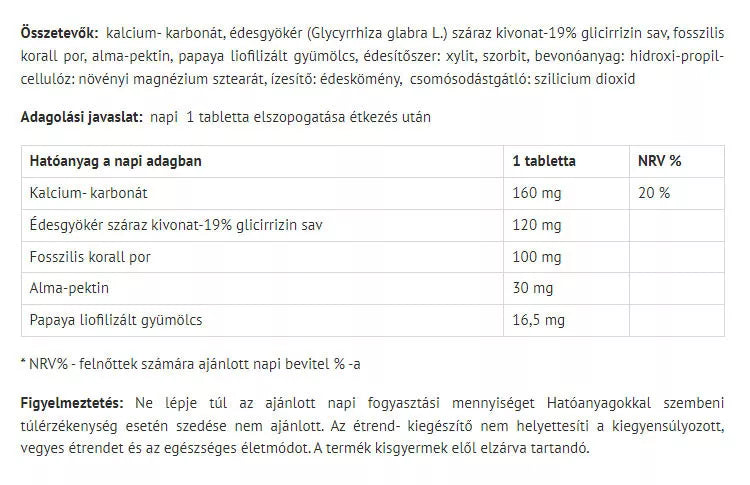 Natur Tanya ESI® DigestivAid No Acid - Stop for acids! (12 tablets)