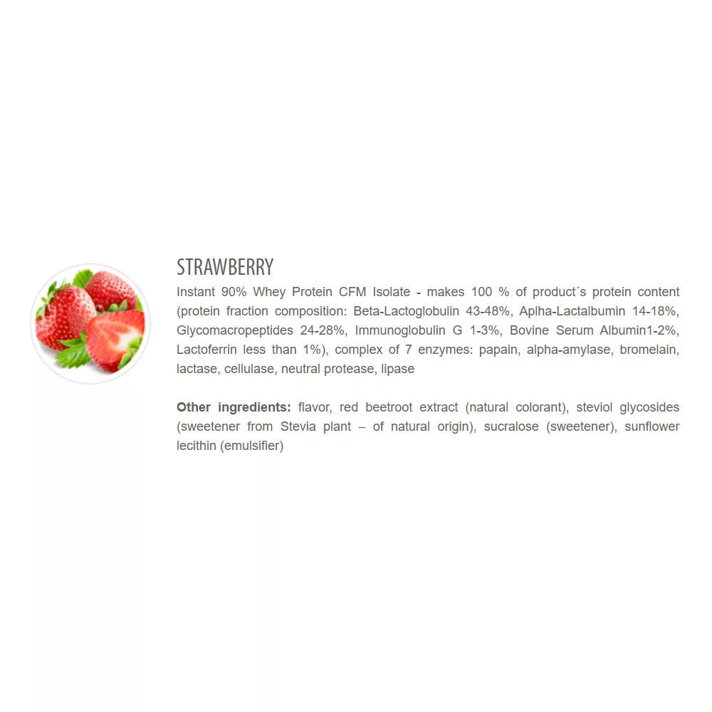 Extrifit Iso 90 CFM Instant Whey (2000 g, Strawberry)