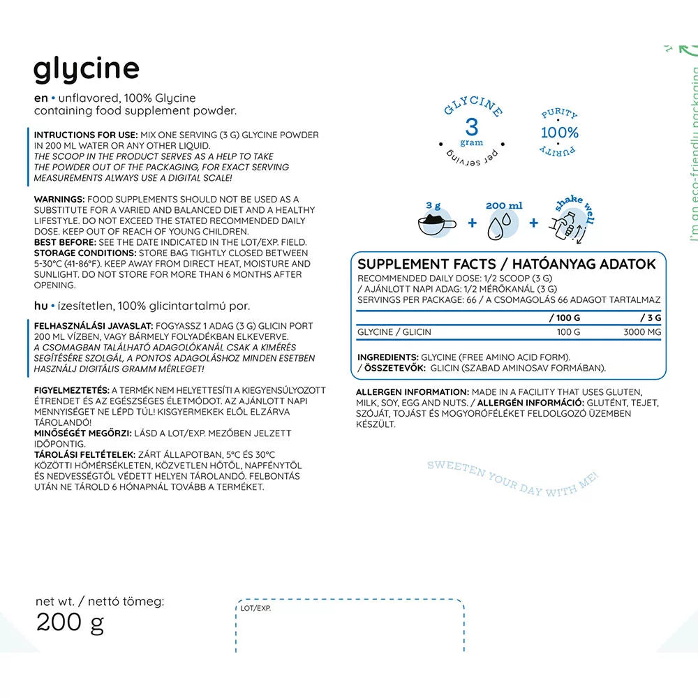 Nutriversum Basic Glycine (200 g)