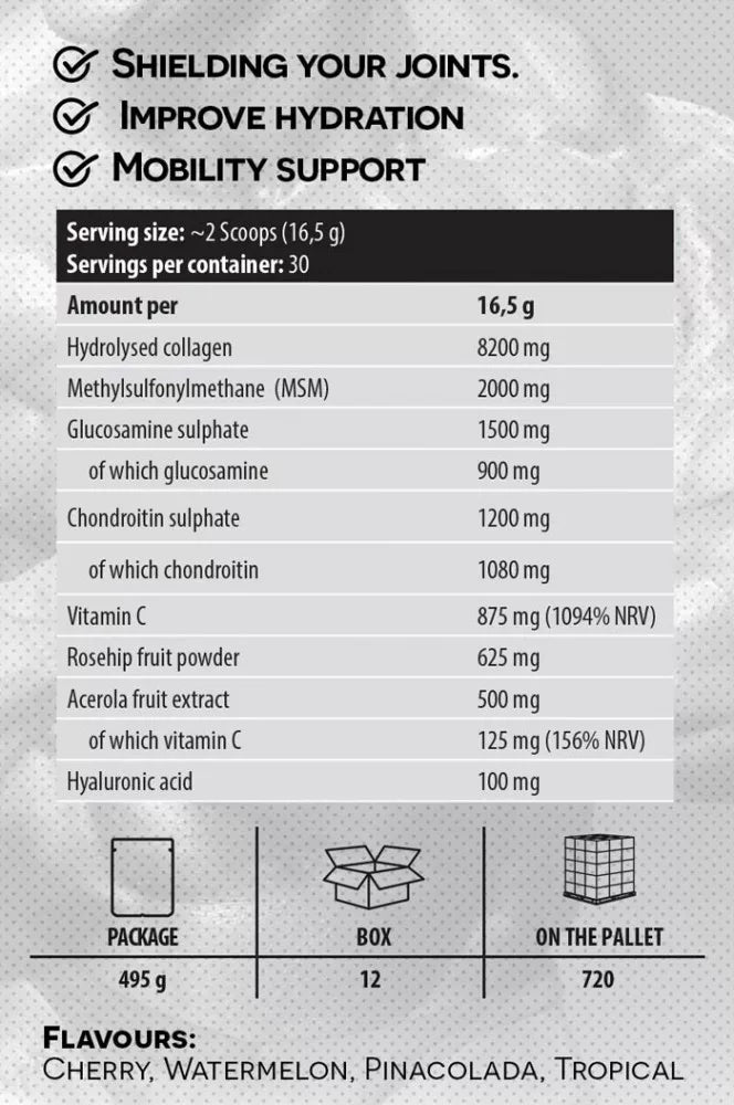 Kevin Levrone Joint Support Collagen Peptides (495 g, Cherry)