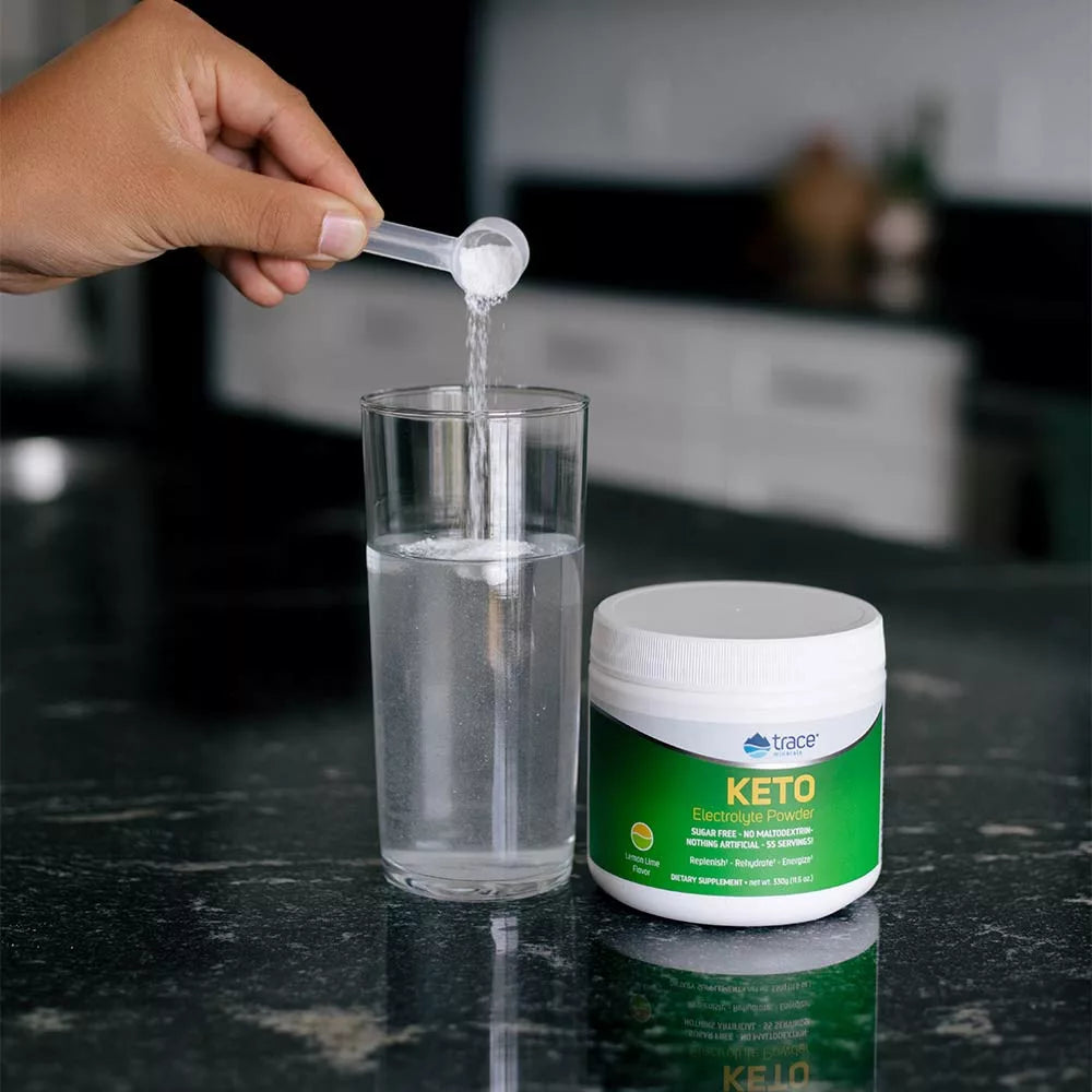 Trace Minerals Keto Electrolyte Powder (330 g, Lemon Lime)