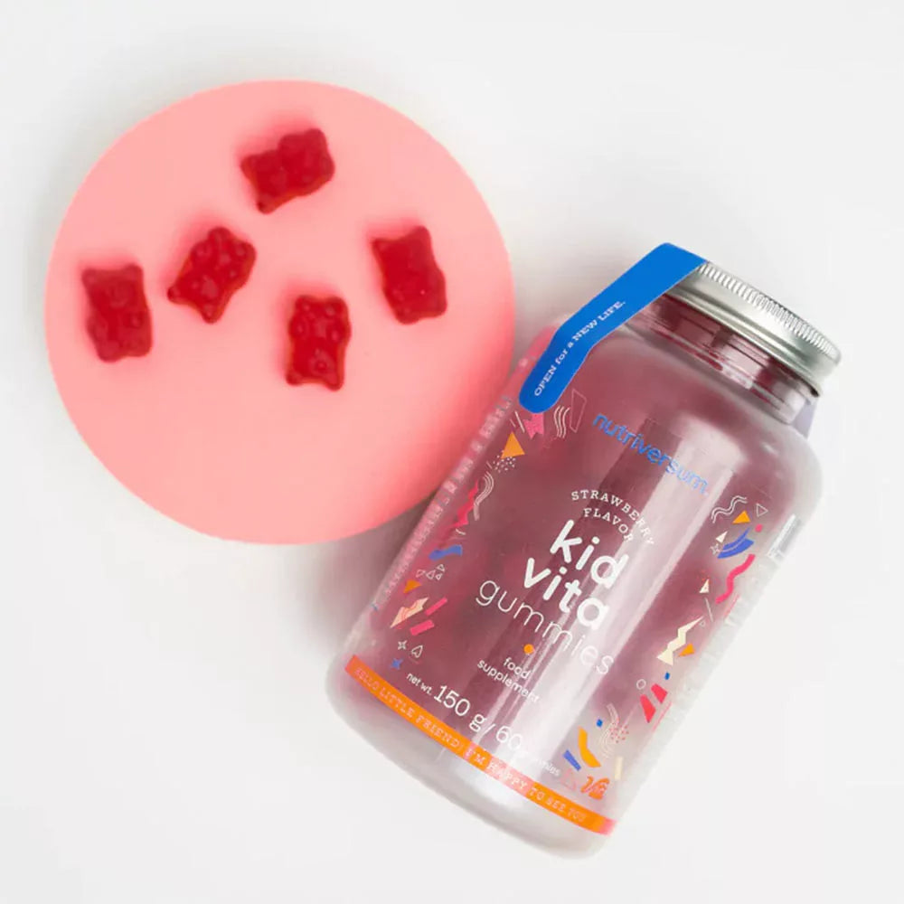 Nutriversum Kid Vita Gummies (60 Gummies, Strawberry Pouch)