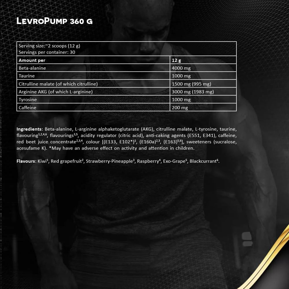 Kevin Levrone Levro Pump (360 g, Raspberry)