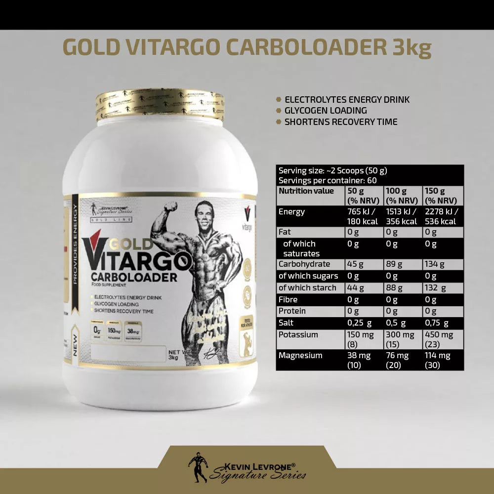 Kevin Levrone Gold Vitargo Carboloader (3 kg, Lemon)
