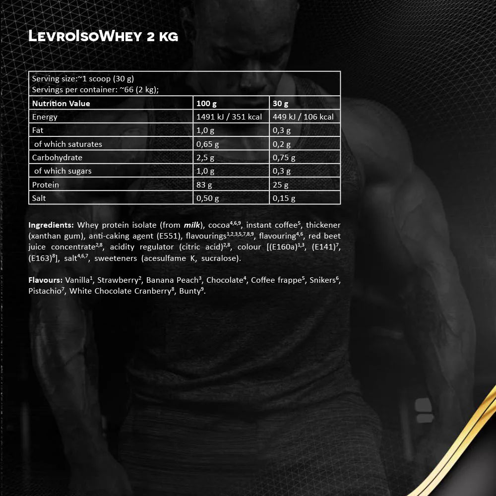 Kevin Levrone Levro Iso Whey (2 kg, Vanilla)