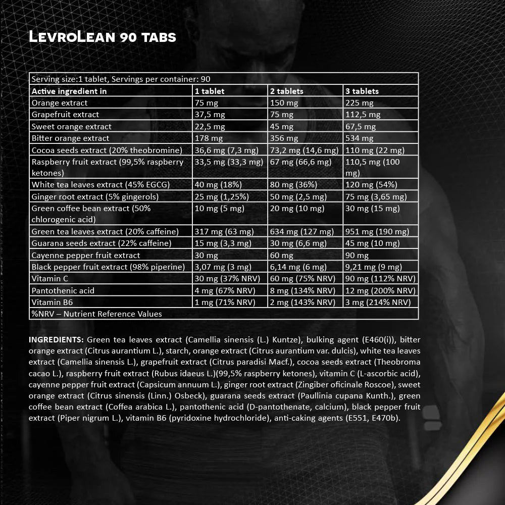 Kevin Levrone Levro Lean (90 Tablets)
