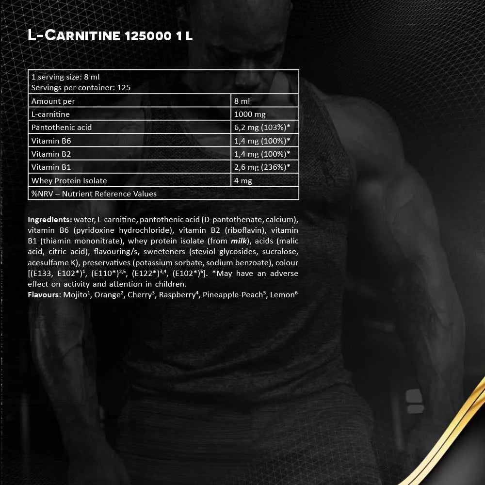 Kevin Levrone Wellness Series L-Carnitine 125000 (1000 ml, Mojito)