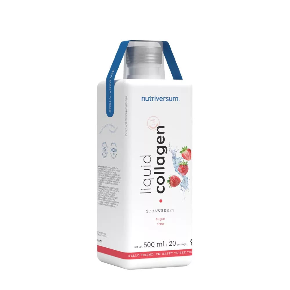 Nutriversum Liquid Collagen 10.000 Mg Sugar Free (500 ml, Strawberry)
