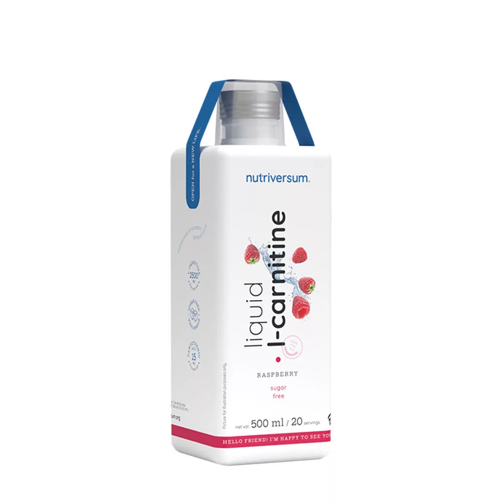 Nutriversum Flow Liquid L-Carnitine (500 ml, Raspberry)