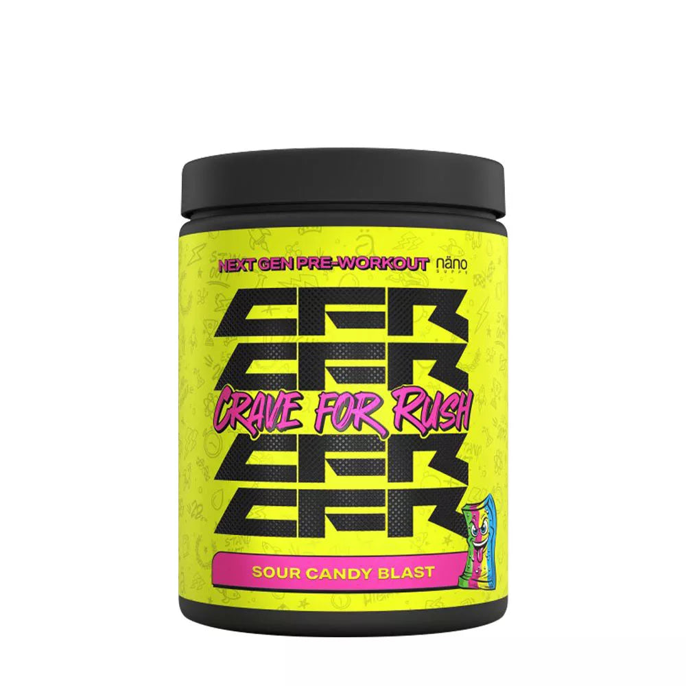 Nanosupps Crave For Rush Preworkout (400 g, Sour Candy Blast)