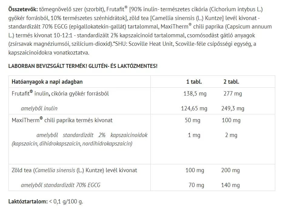 Natur Tanya Chili Tablet (30 Tablets)