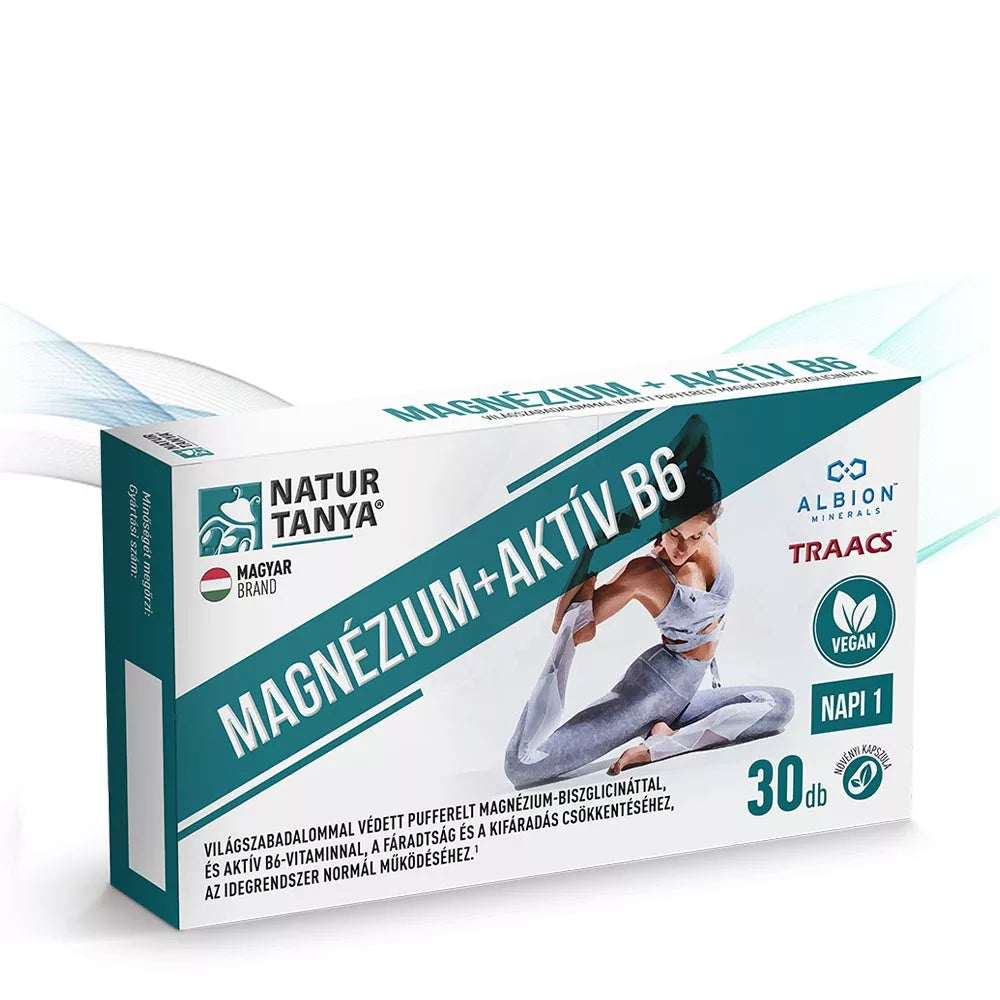 Natur Tanya Vegan Magnesium Active B6 (30 Capsules)