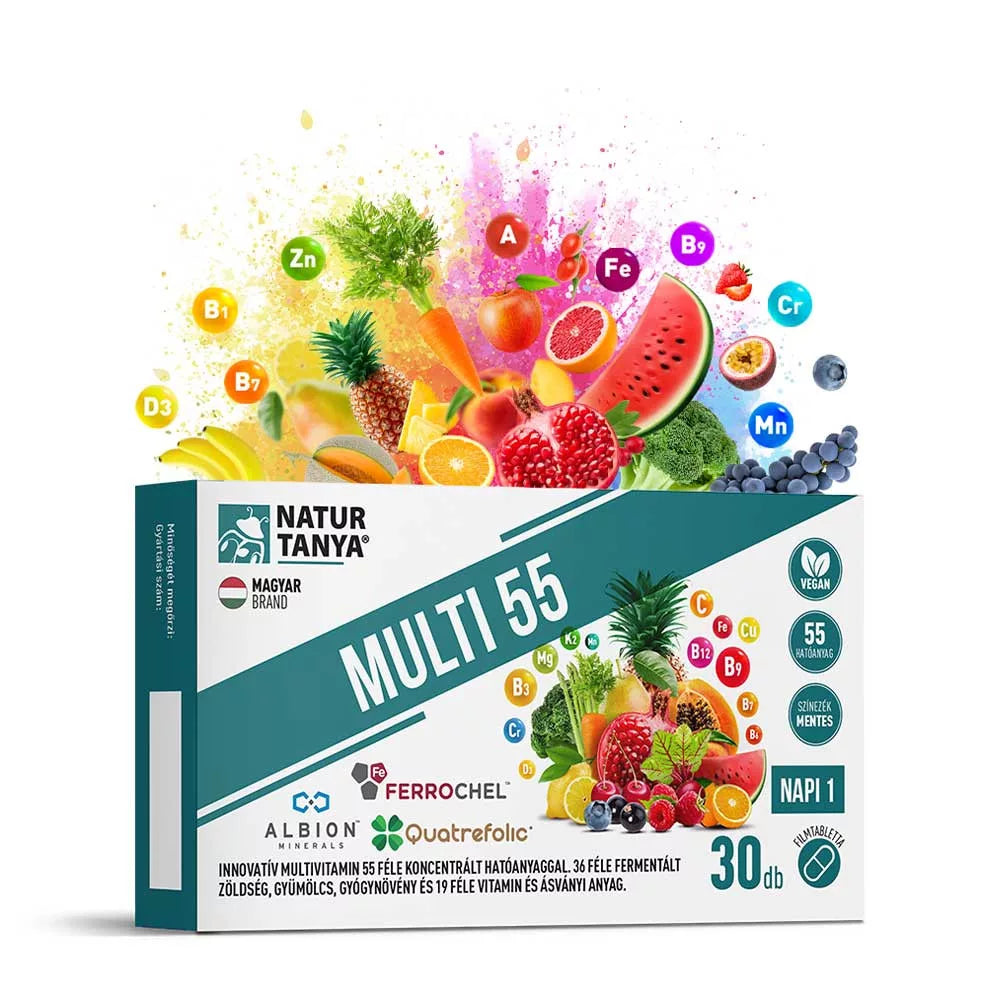 Natur Tanya Multi 55 - Fermented Multivitamin (30 Tablets)