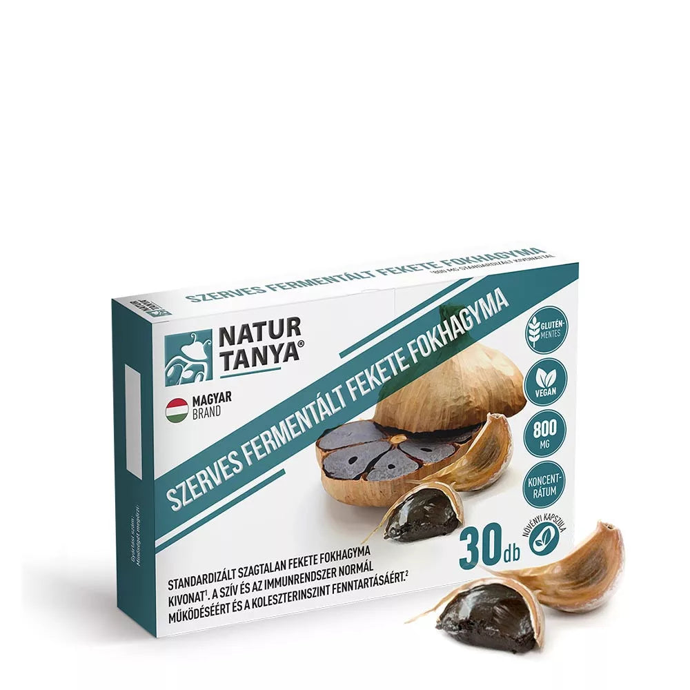 Natur Tanya Fermented Black Garlic 800 mg (30 Capsules)