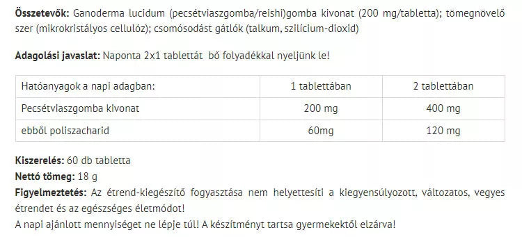Natur Tanya Organic Ganoderma (60 Tablets)