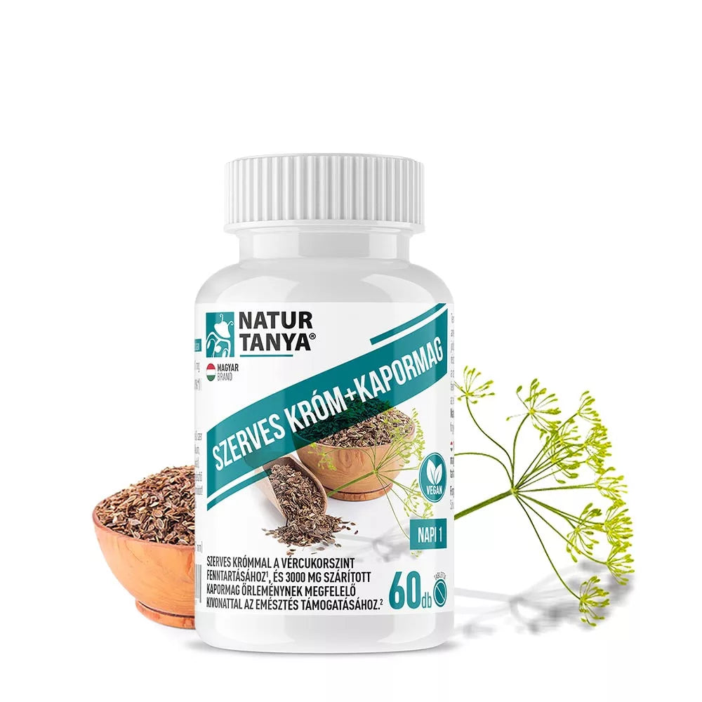 Natur Tanya Organic Chromium+Copper Core Concentrate (60 Tablets)