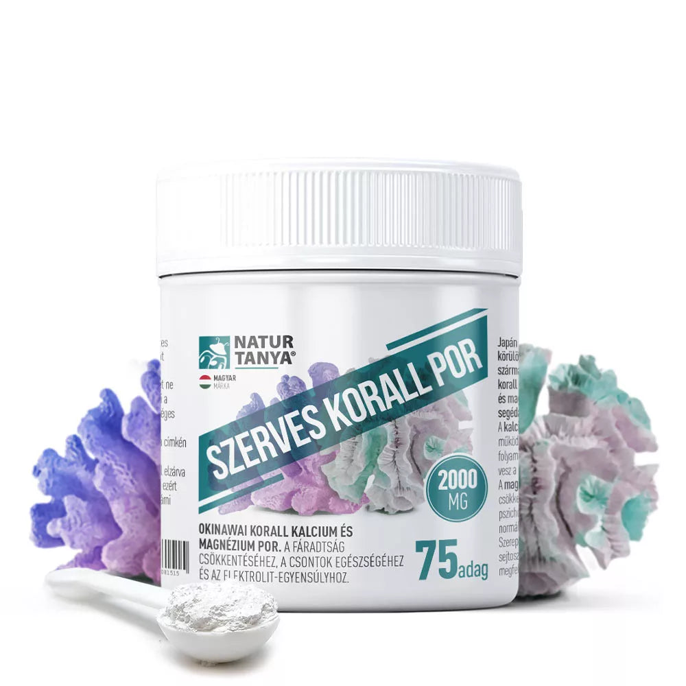 Natur Tanya Szerves Korall Por (150 g)