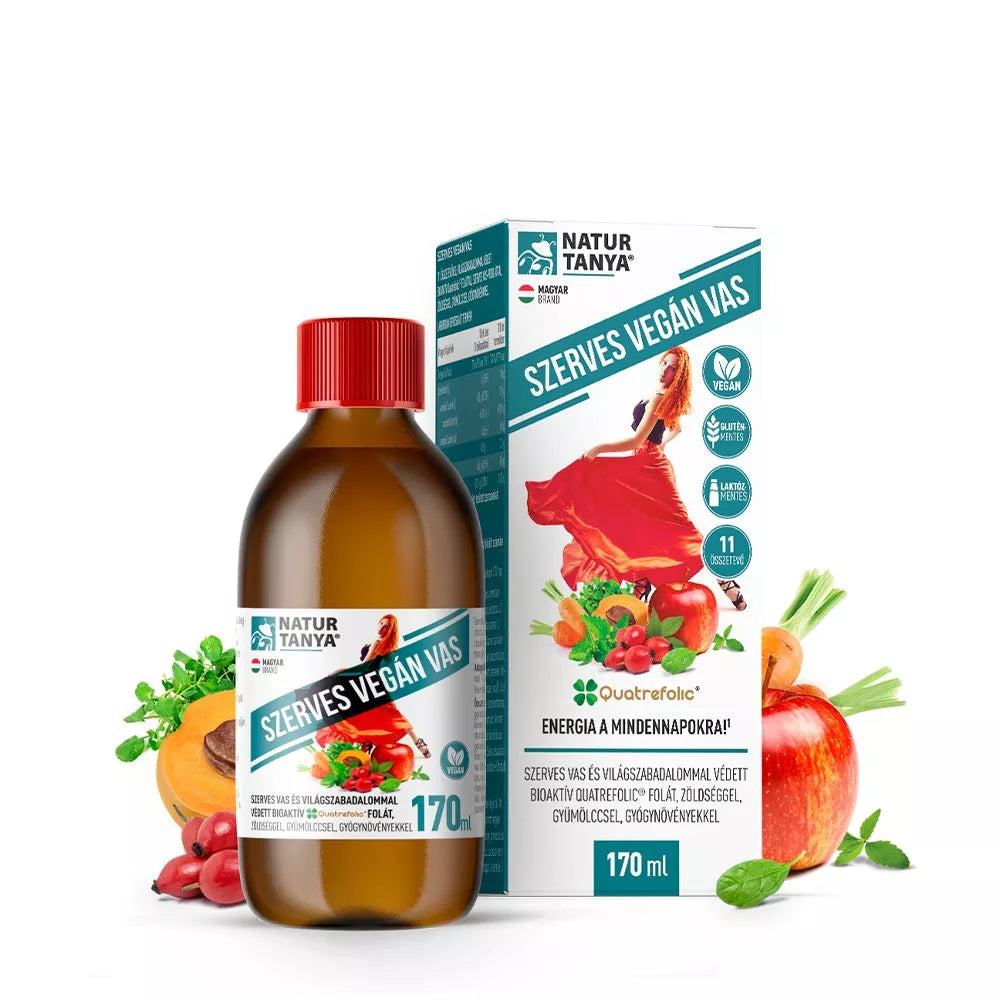 Natur Tanya Organic Vegan Iron Syrup (170 ml)