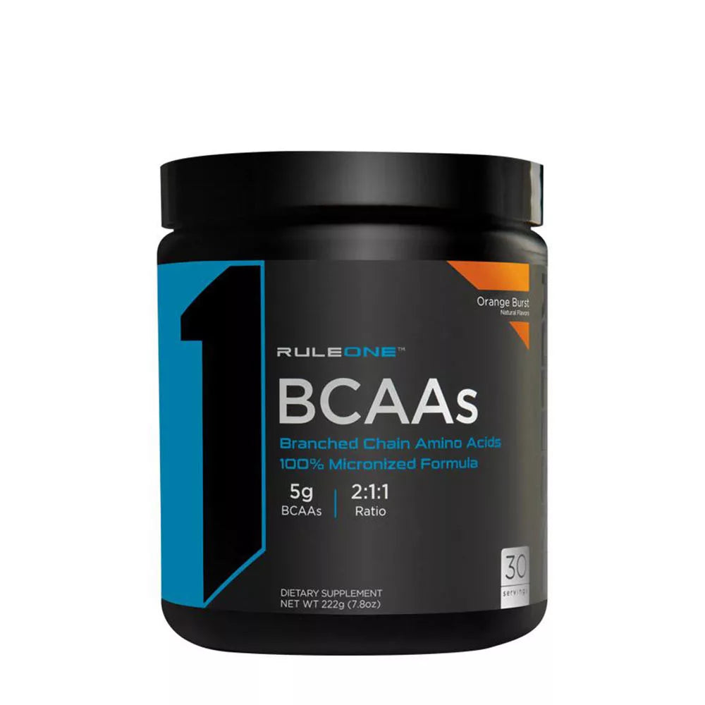Rule1 BCAAs (222 g, Orange Burst)