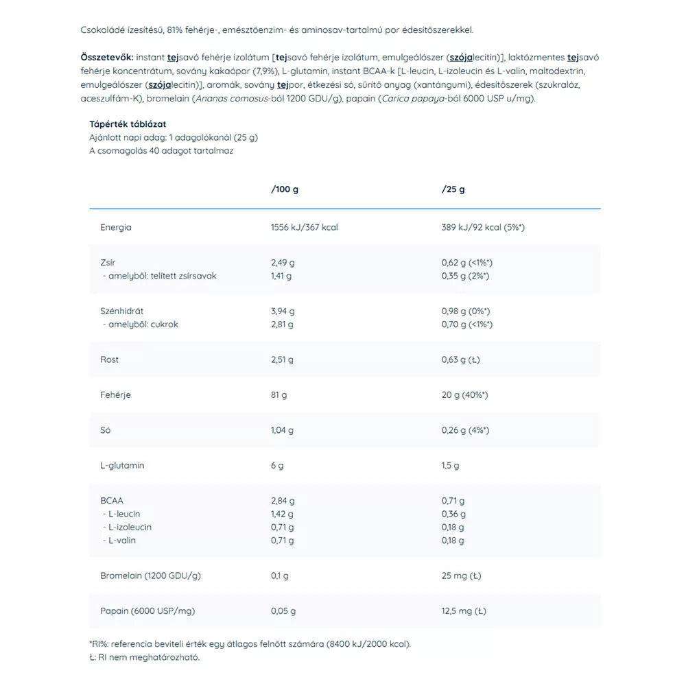 Nutriversum Iso Pro (1000 g, Chocolate)