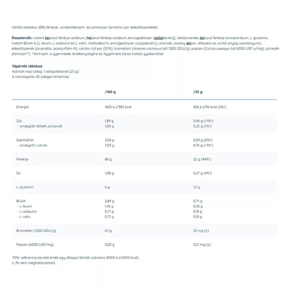 Nutriversum Iso Pro (1000 g, Vanilla)
