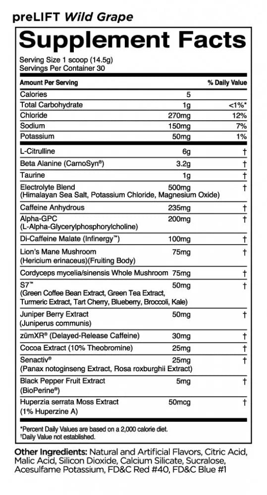 Rule1 Prelift (435 g, Wild Grape)