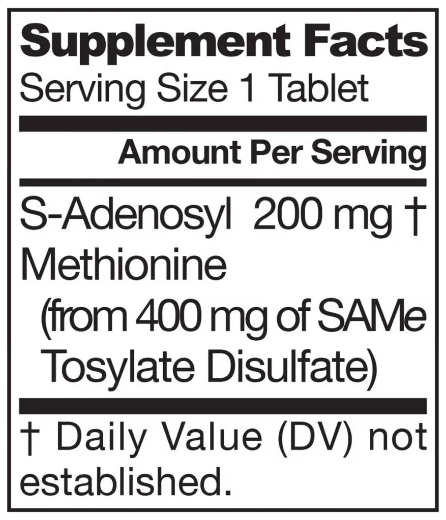 Jarrow Formulas SAMe 200 (20 Tablets)