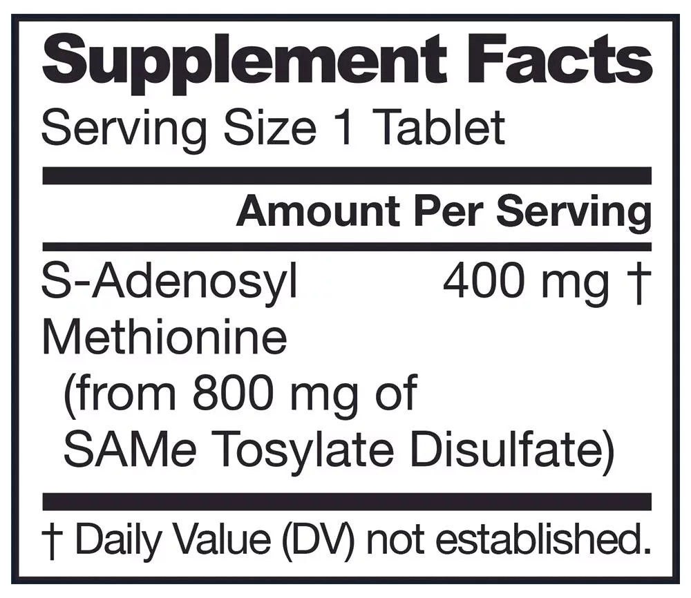 Jarrow Formulas SAMe 400 (30 Tablets)