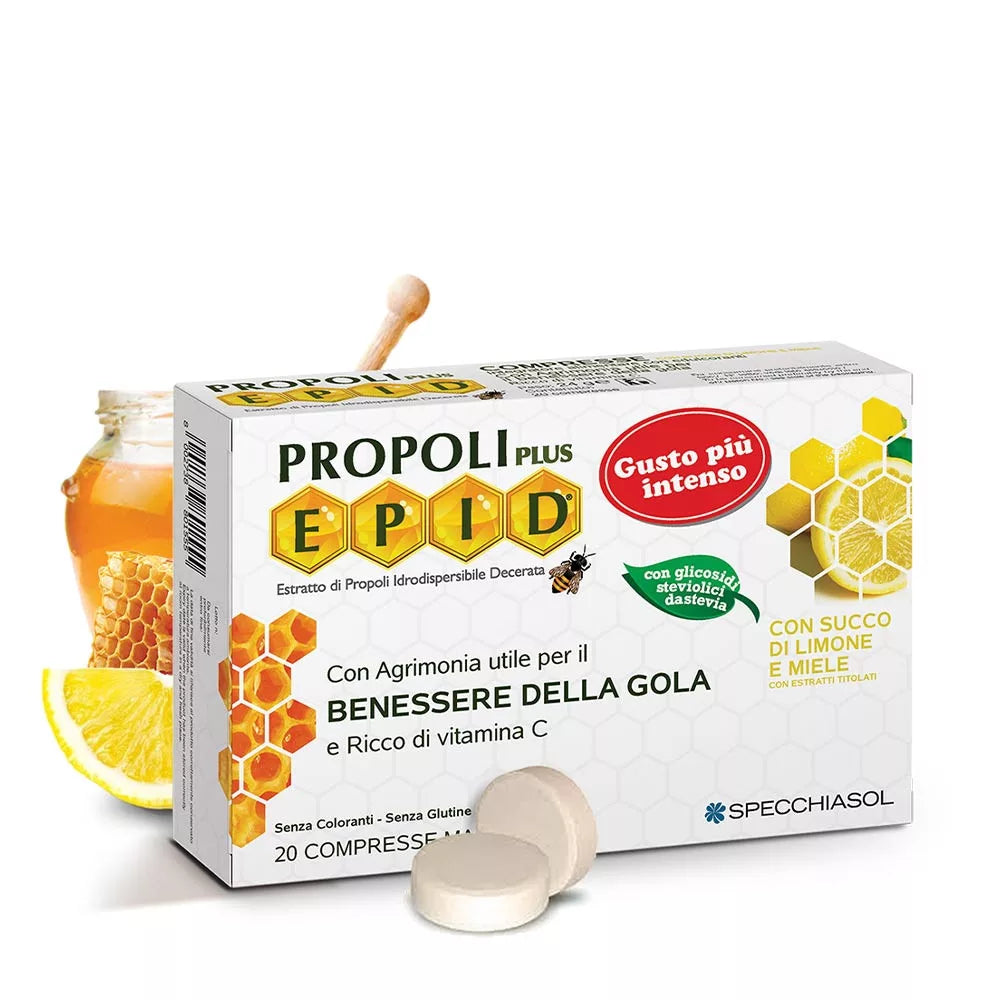 Natur Tanya S. EPID Propoliszos Szopogatós Tabletta C-Vitaminnal (20 db, Honey Lemon)