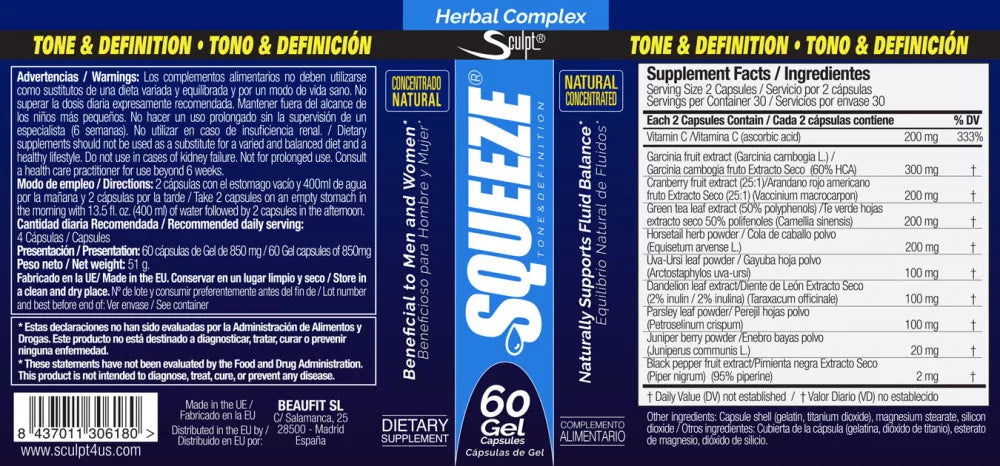 Sculpt Squeeze® (60 Capsules)