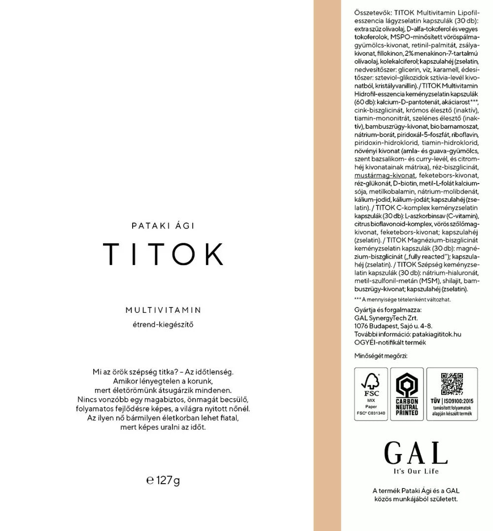 GAL TITOK Multivitamin (127 g)