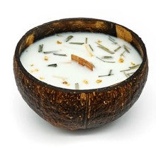 Candle in Coconut - lemongrass & ginger