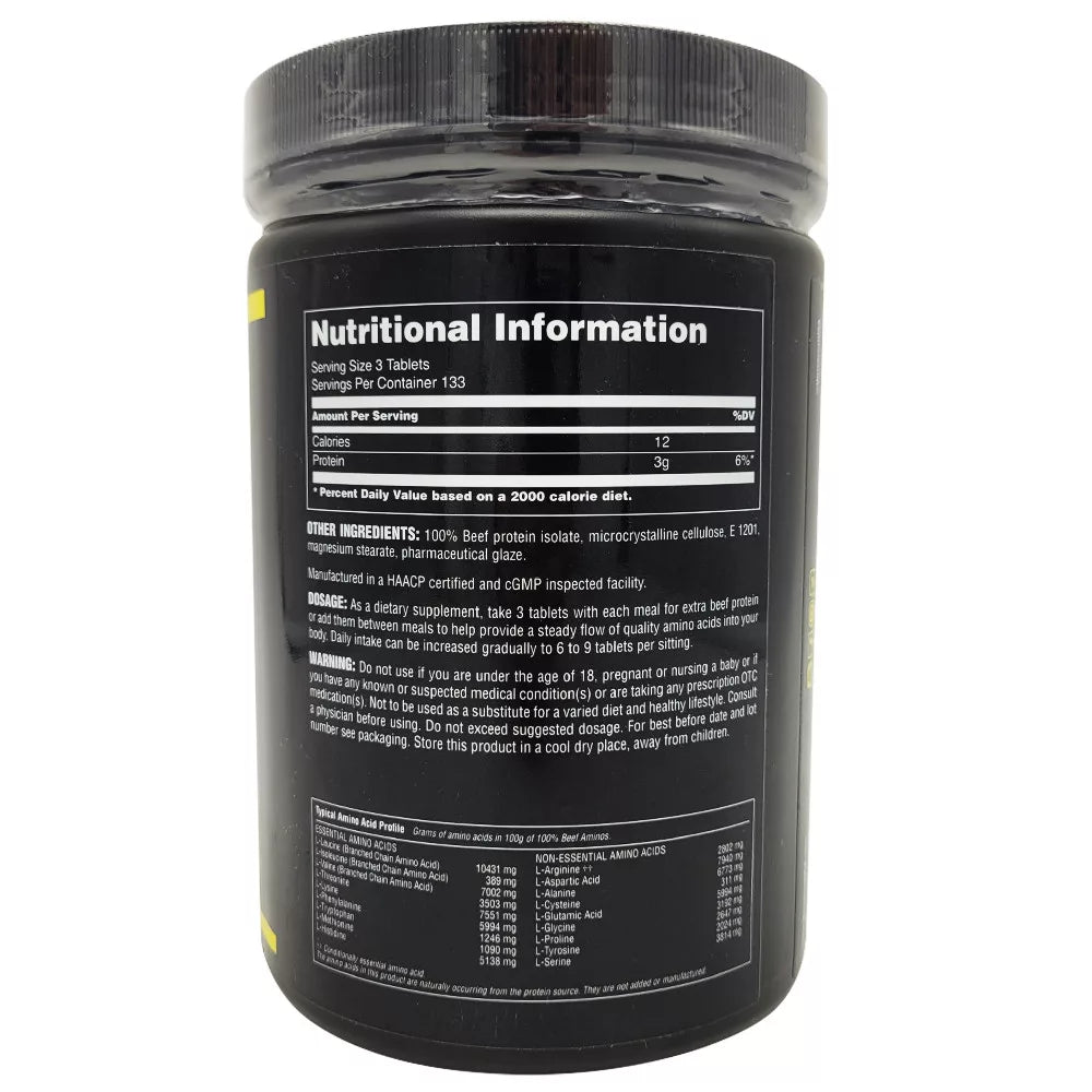 Universal Nutrition 100% Beef Aminos™ (400 Tablets)