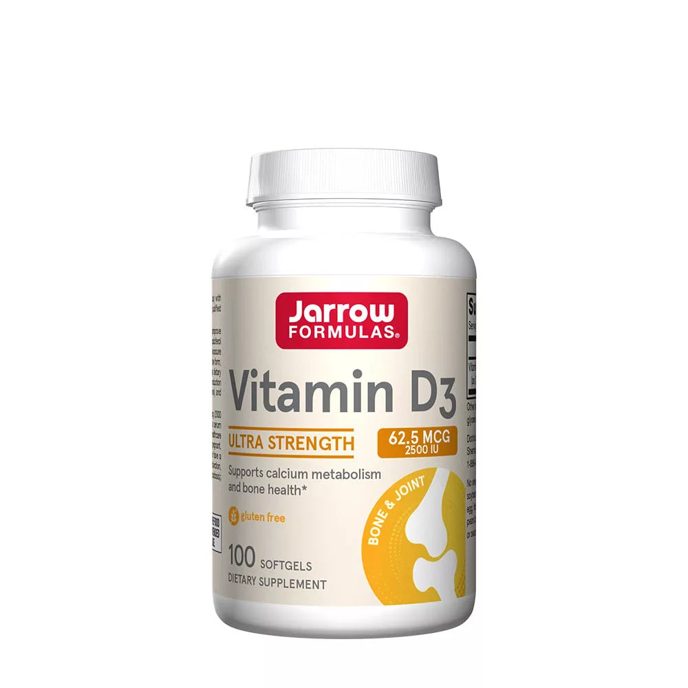 Jarrow Formulas Vitamin D3 2500 IU (100 Softgels)
