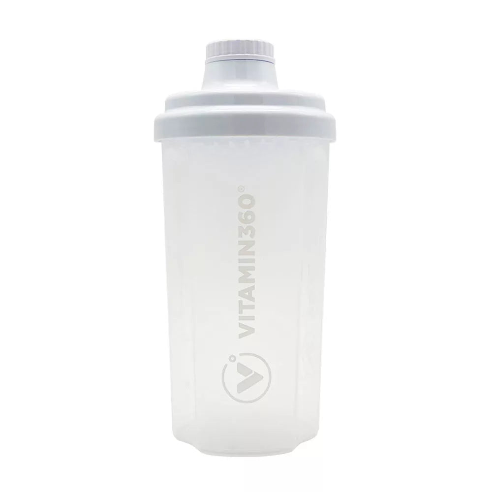 Vitamin360 Transparent Shaker (500 ml, White)