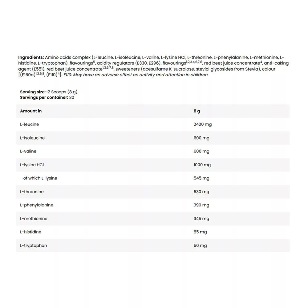 FA - Fitness Authority Xtreme Napalm LEAA9 Sample (8 g, Orange Mango)